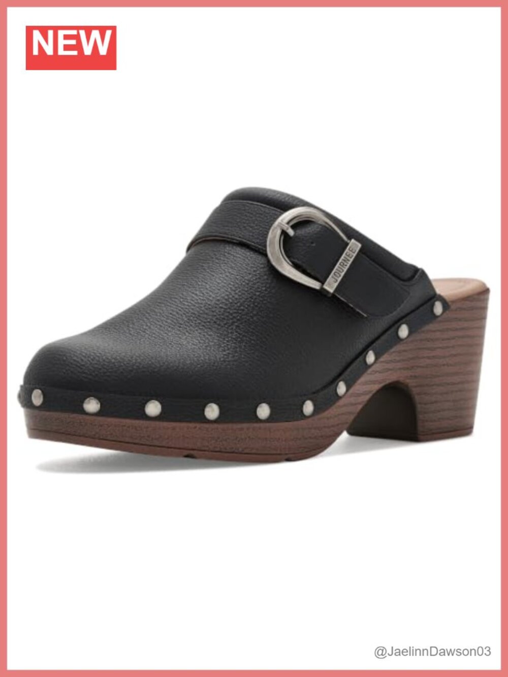 Faux Leather PU Block Heel Slip-On Sandals Low Top